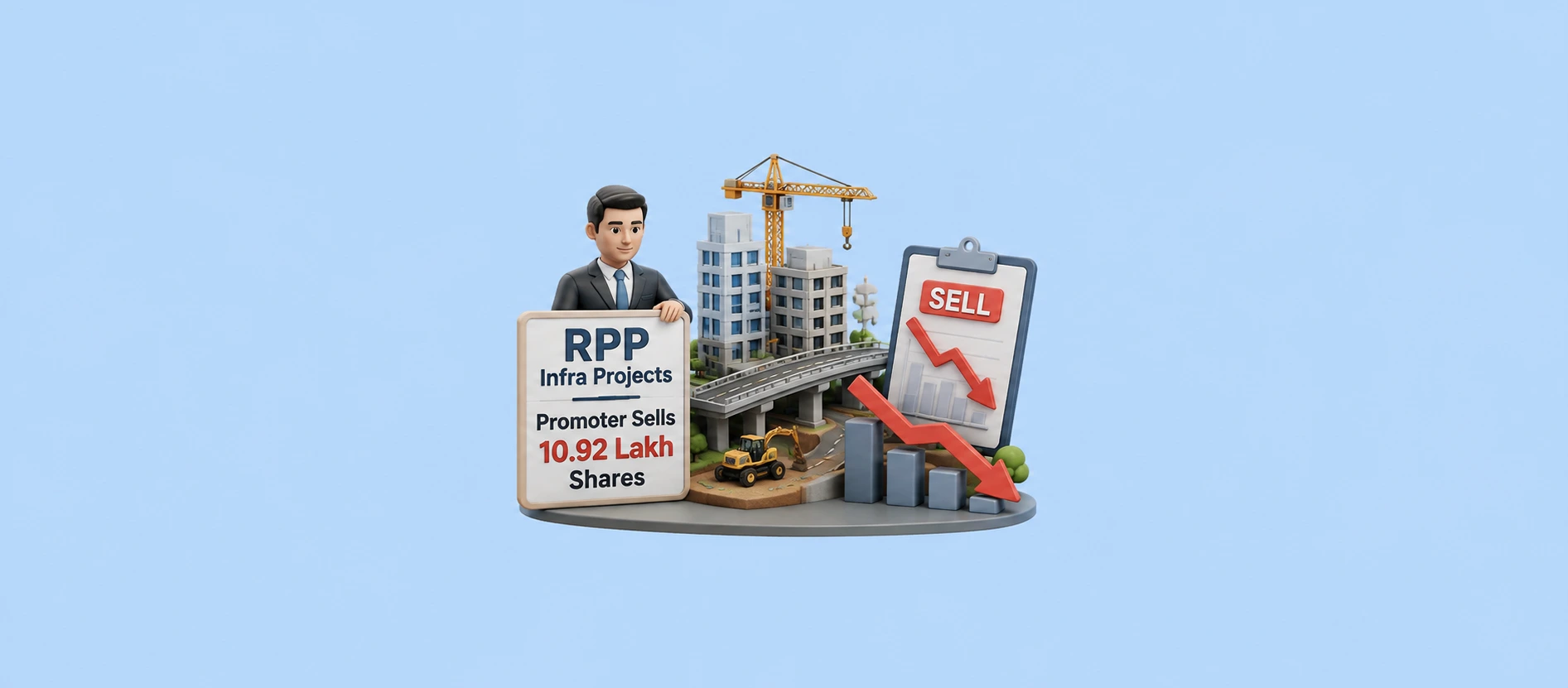 RPP Infra Projects Promoter Sells 10.92 Lakh Shares 